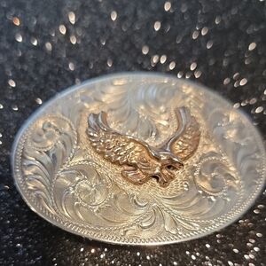Sterling Silver Eagle Belt Buckle